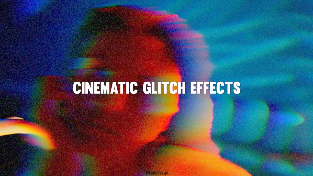 Cinematic Glitch Effects 电影故障 FCPX过渡效果 – DUNEFILM