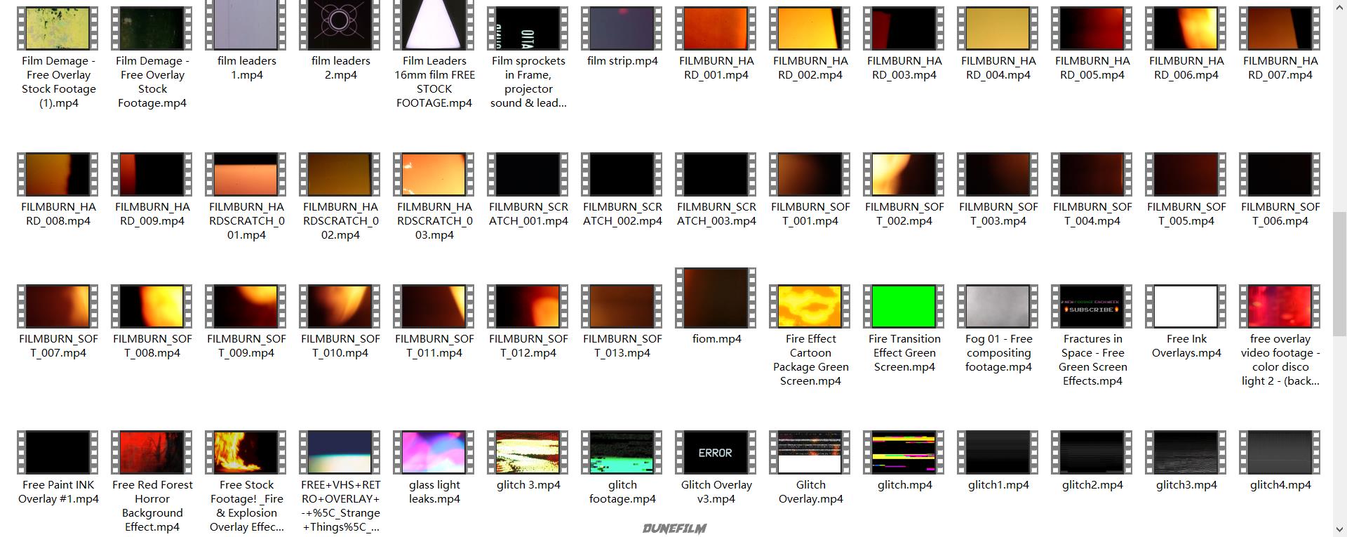 100多个AE预设、30+ LUT、纹理漏光叠加层MP4 MOV、AE模板动漫视频编辑包 Payhip Editing Pack