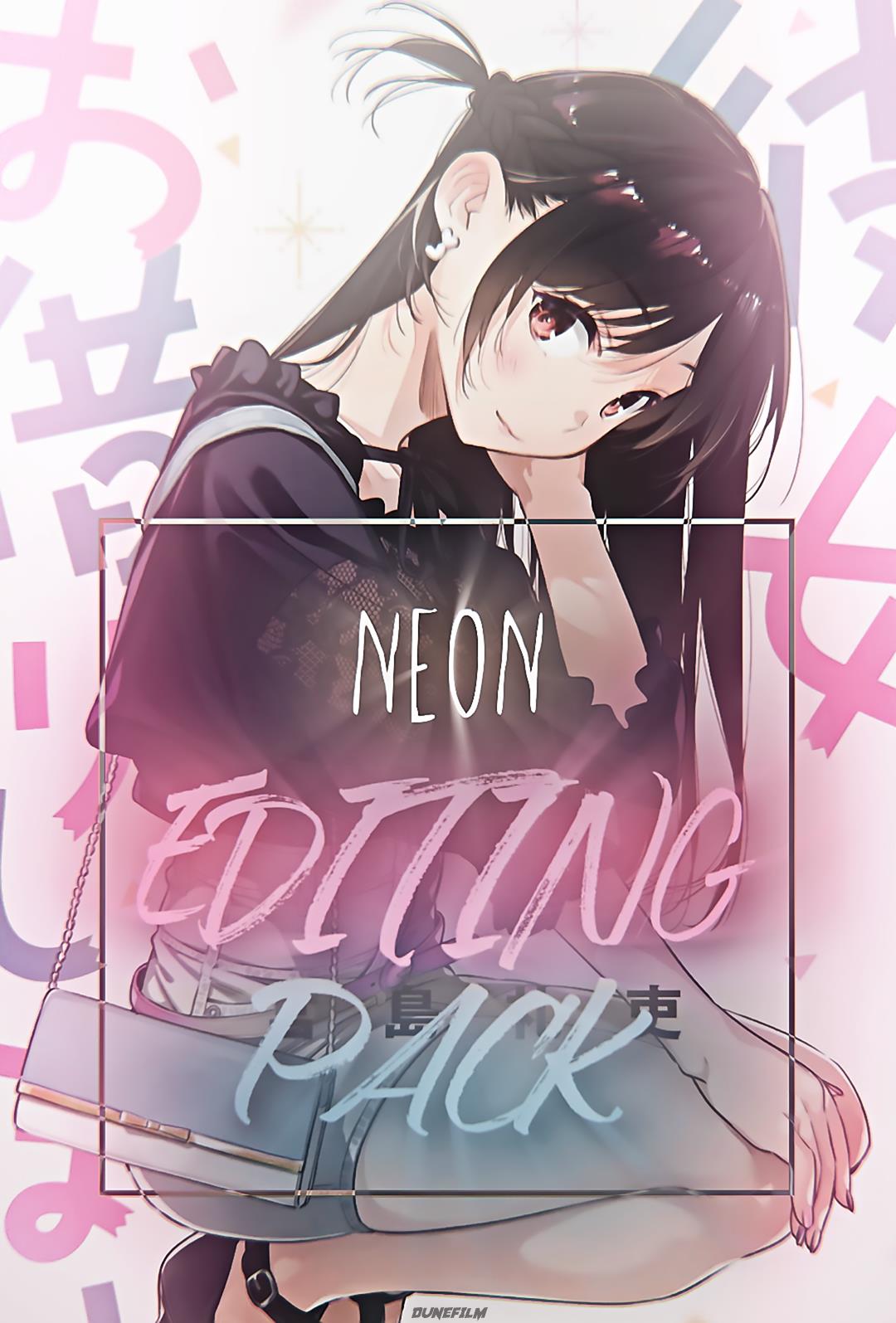 payhip - NEON EDITING PACK 1 和 pack 2 霓虹灯视频编辑包 AE预设、粒子、文本动画