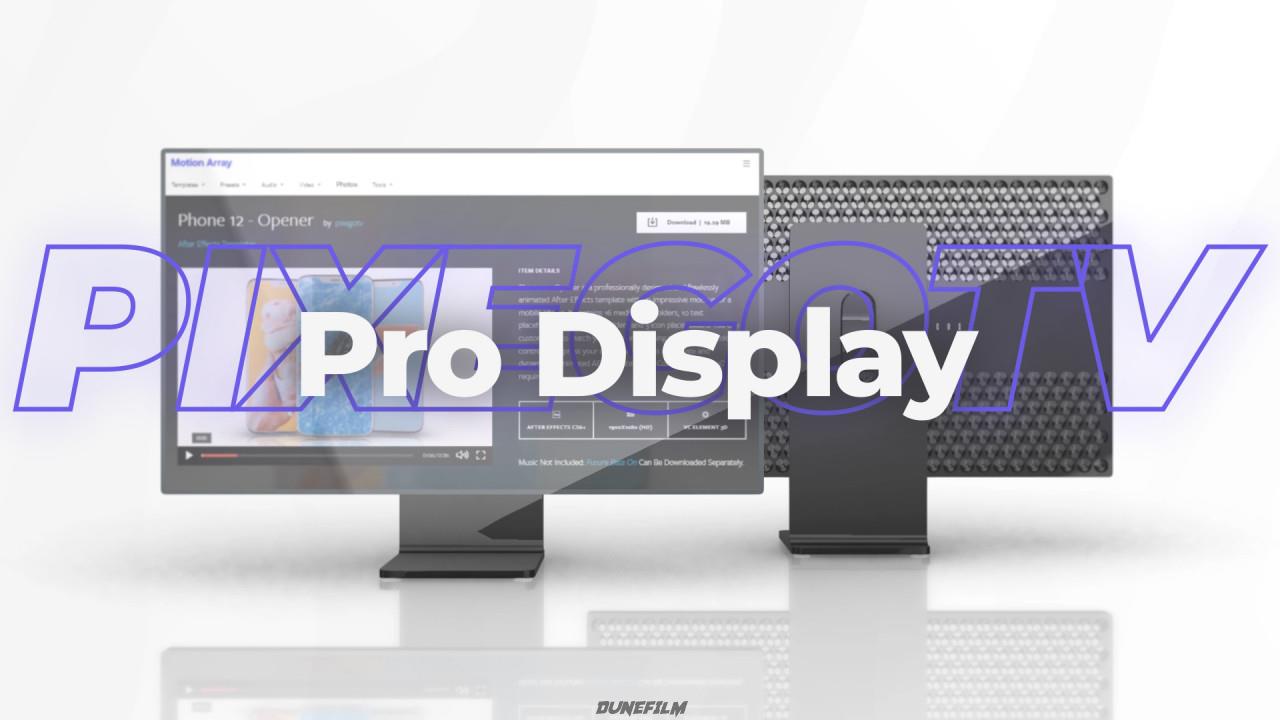 Pro Display Mockup Display Promo 专业3D逼真模型动画 产品演示 AE模板 – DUNEFILM