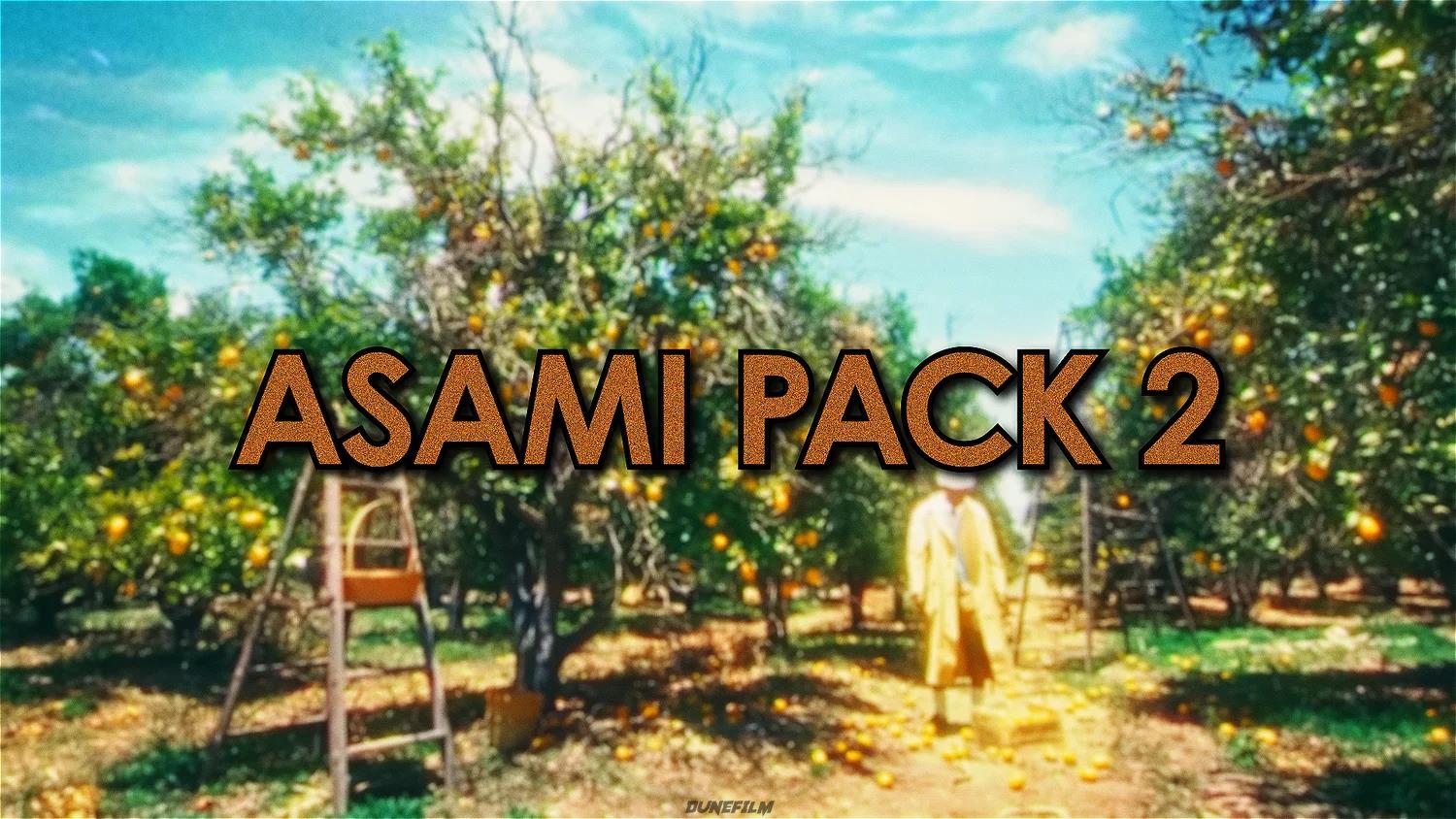 payhip – ASAMI PACK 2 AE项目文件、叠加、过渡、预设、纹理、字体 – DUNEFILM