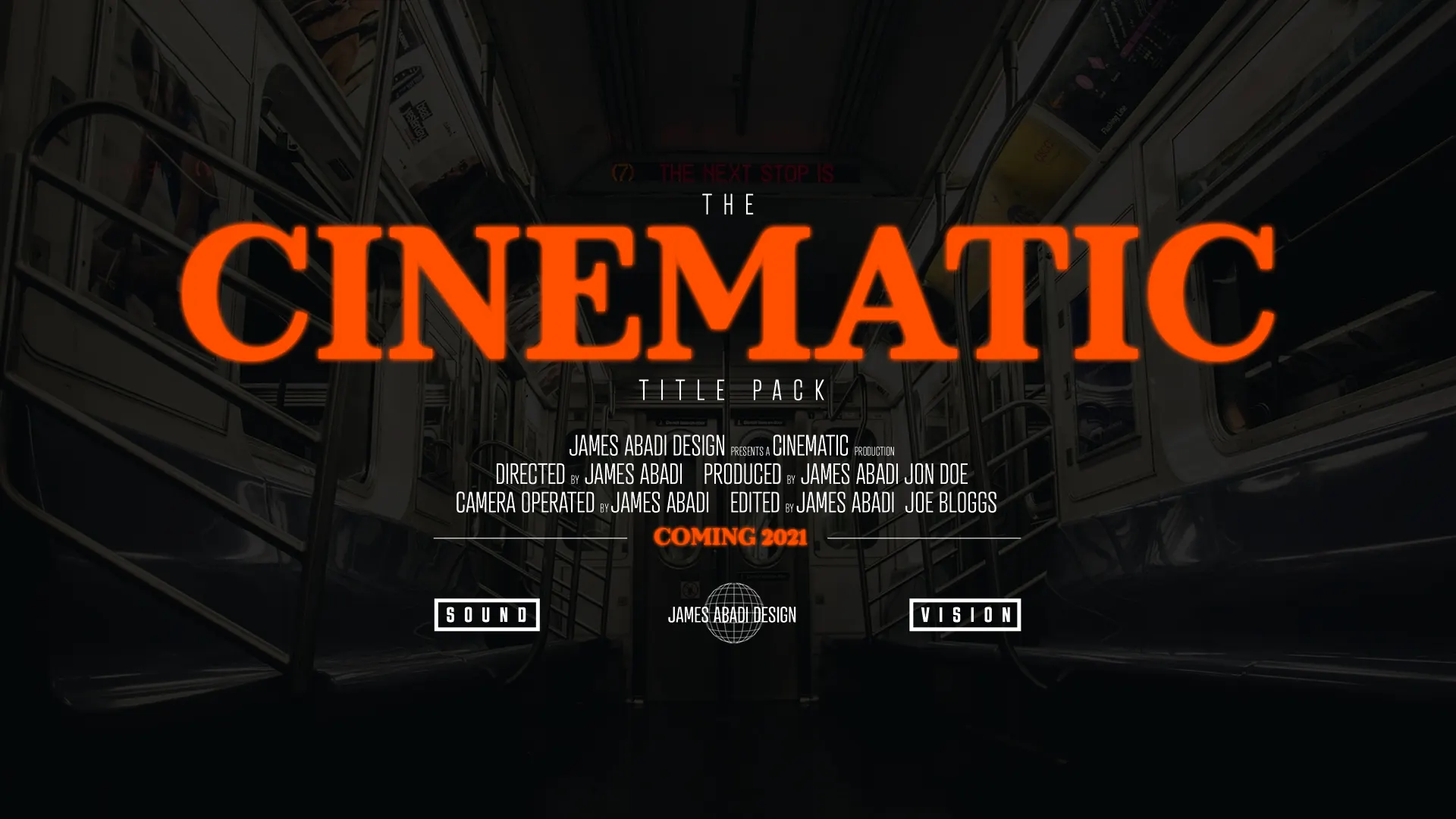 The Cinematic Titles Pack V1 4K优质电影动态图形PR/PSD/PNG标题模板 – DUNEFILM