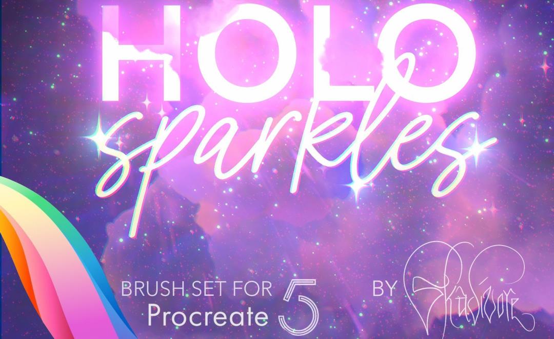 Holo Sparkles Brush Set  Procreate笔刷组 – DUNEFILM