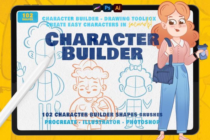 Character Builder 绘图工具套装包 – DUNEFILM