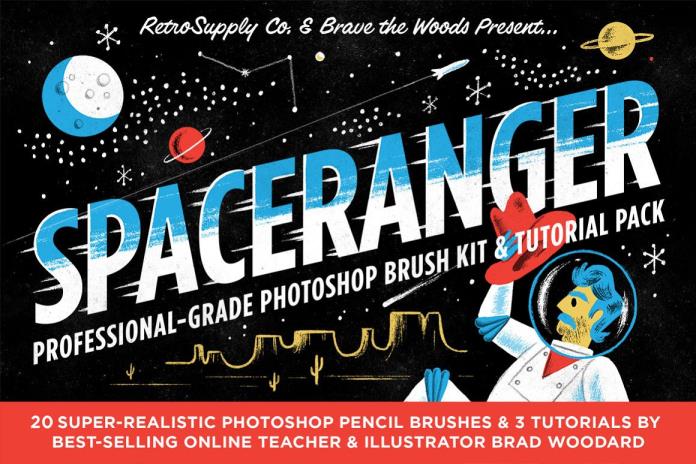 SpaceRanger  Brush & Tutorial Kit 太空游侠画笔和教程套件 – DUNEFILM