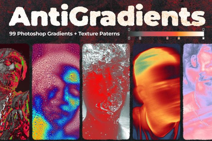 99 Anti Gradients 纯粹艺术反叛的彩色表达渐变梯渡 Photoshop纹理图案.grd .pat – DUNEFILM