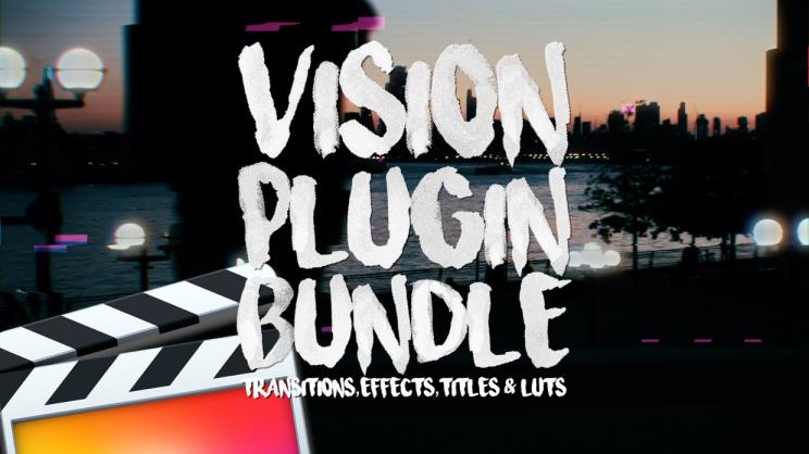 Ryan Nangle – Vision Plugin Bundle – Final Cut Pro X 插件、转场、效果、标题和颜色分级 Luts！ – DUNEFILM