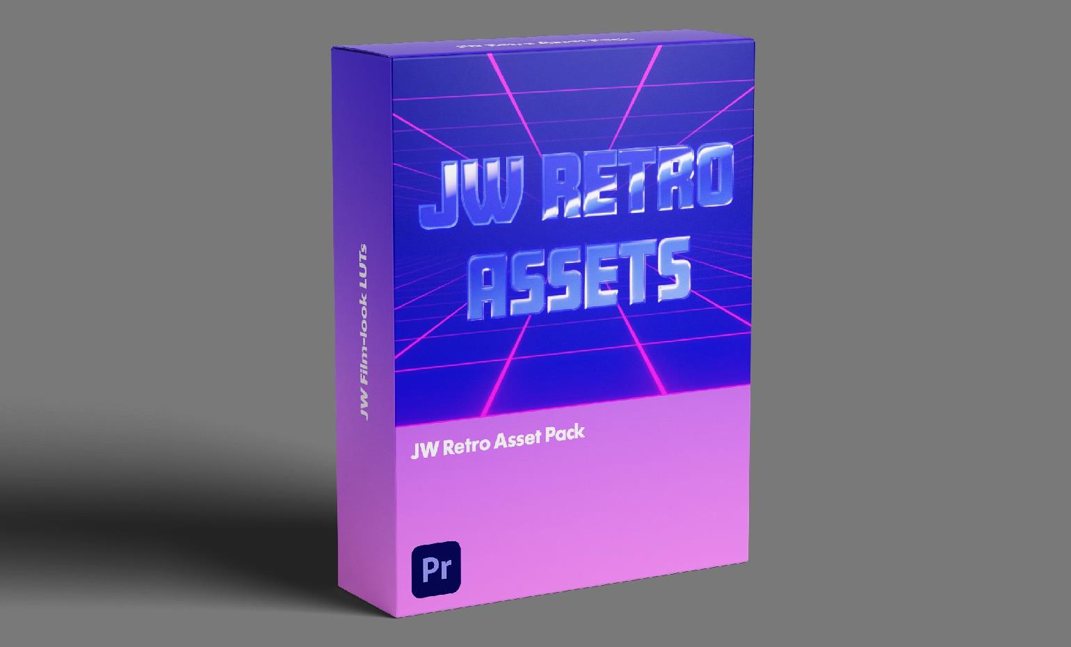 Jamie Windsor – 复古资产包  PR MOGRT动态图形模板 JW Retro Assets Pack  – DUNEFILM