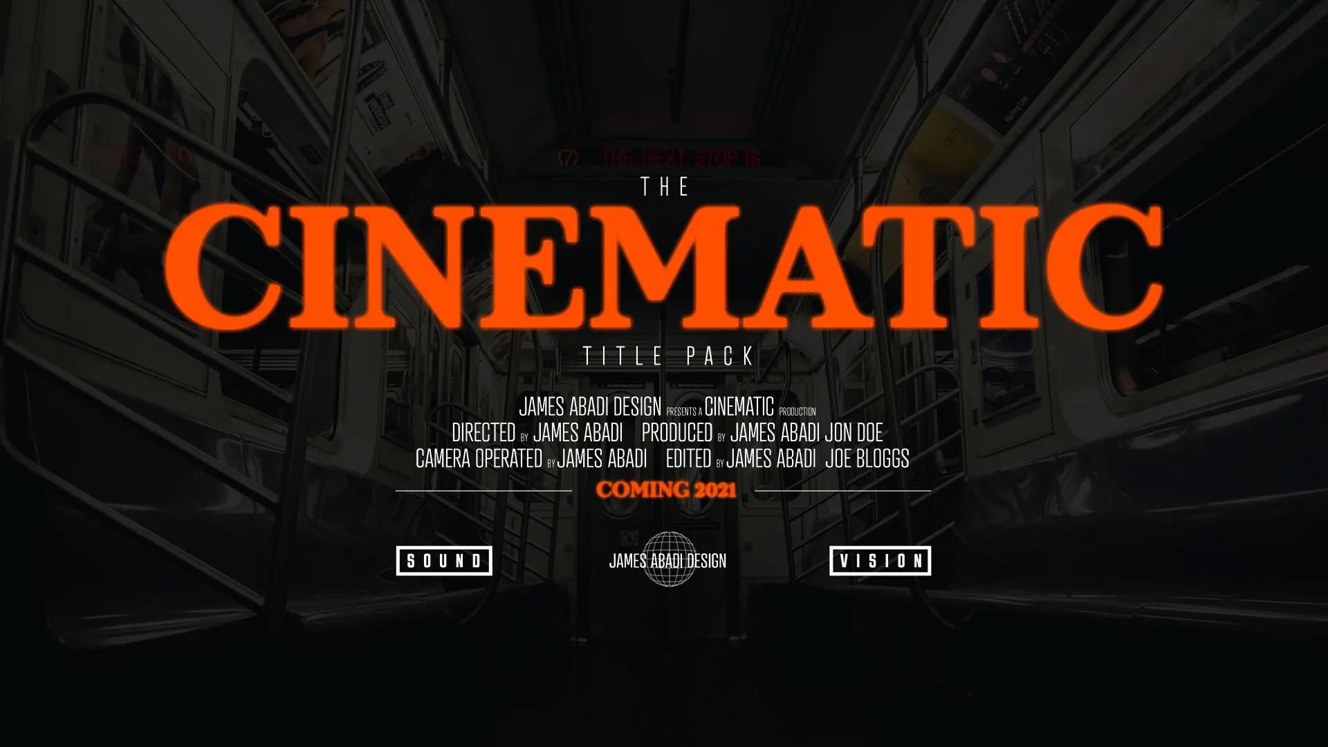 The Cinematic Title Pack Bundle 40多种4K电影标题捆绑包 Premiere动态图形Mogrt、PSD、PNG