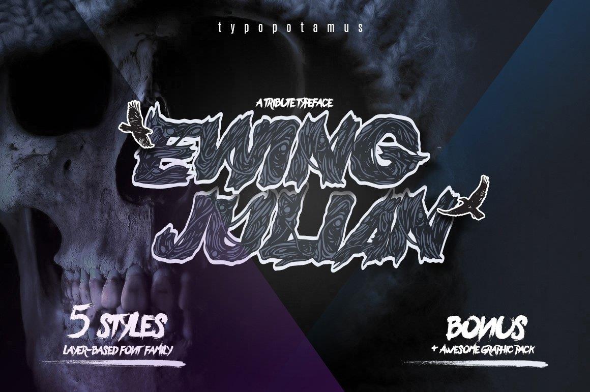 Ewing Julian 分层字体 – DUNEFILM