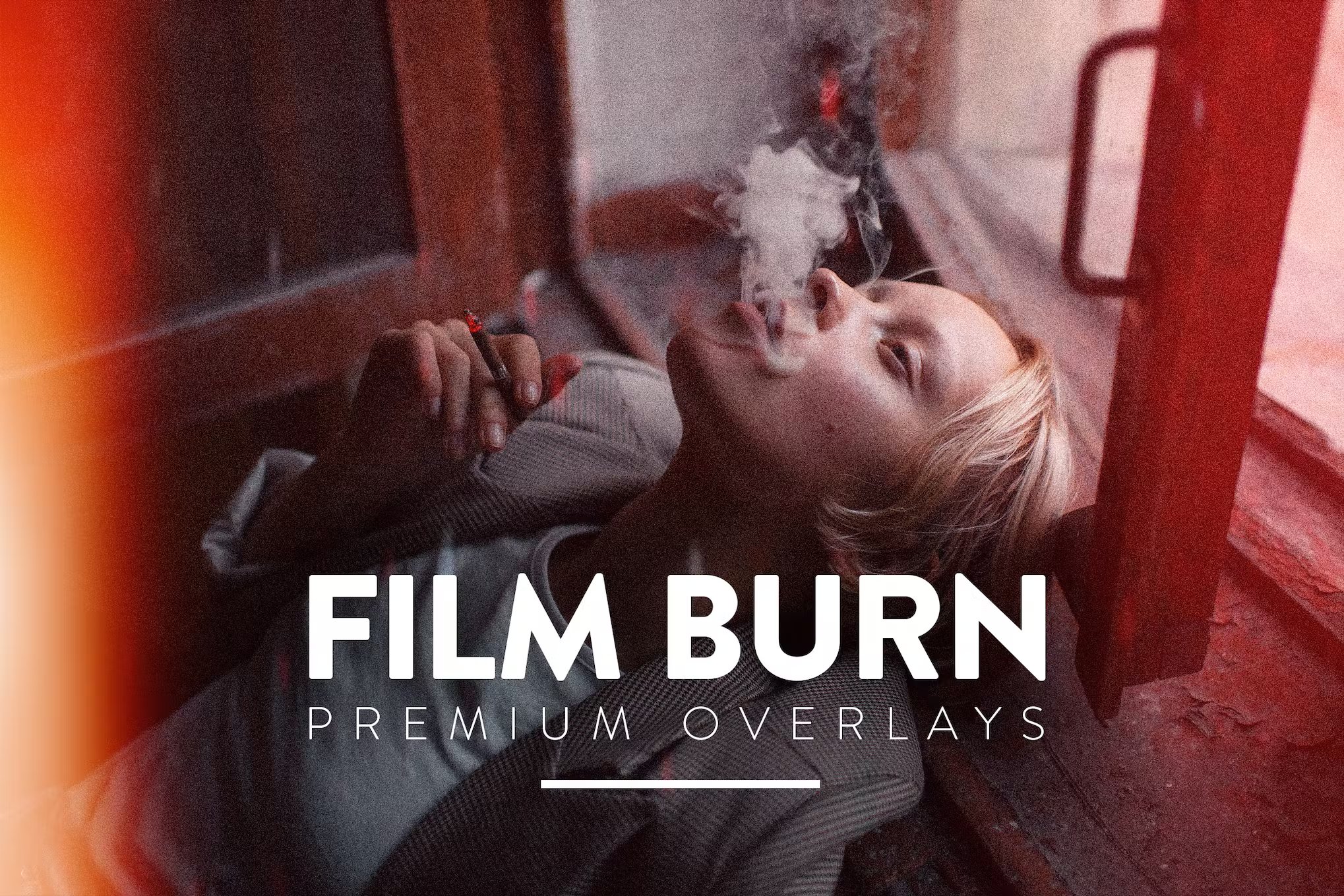 30 Film Burn Overlay – 30张复古胶片烧伤摄影后期影视覆盖叠加 – DUNEFILM