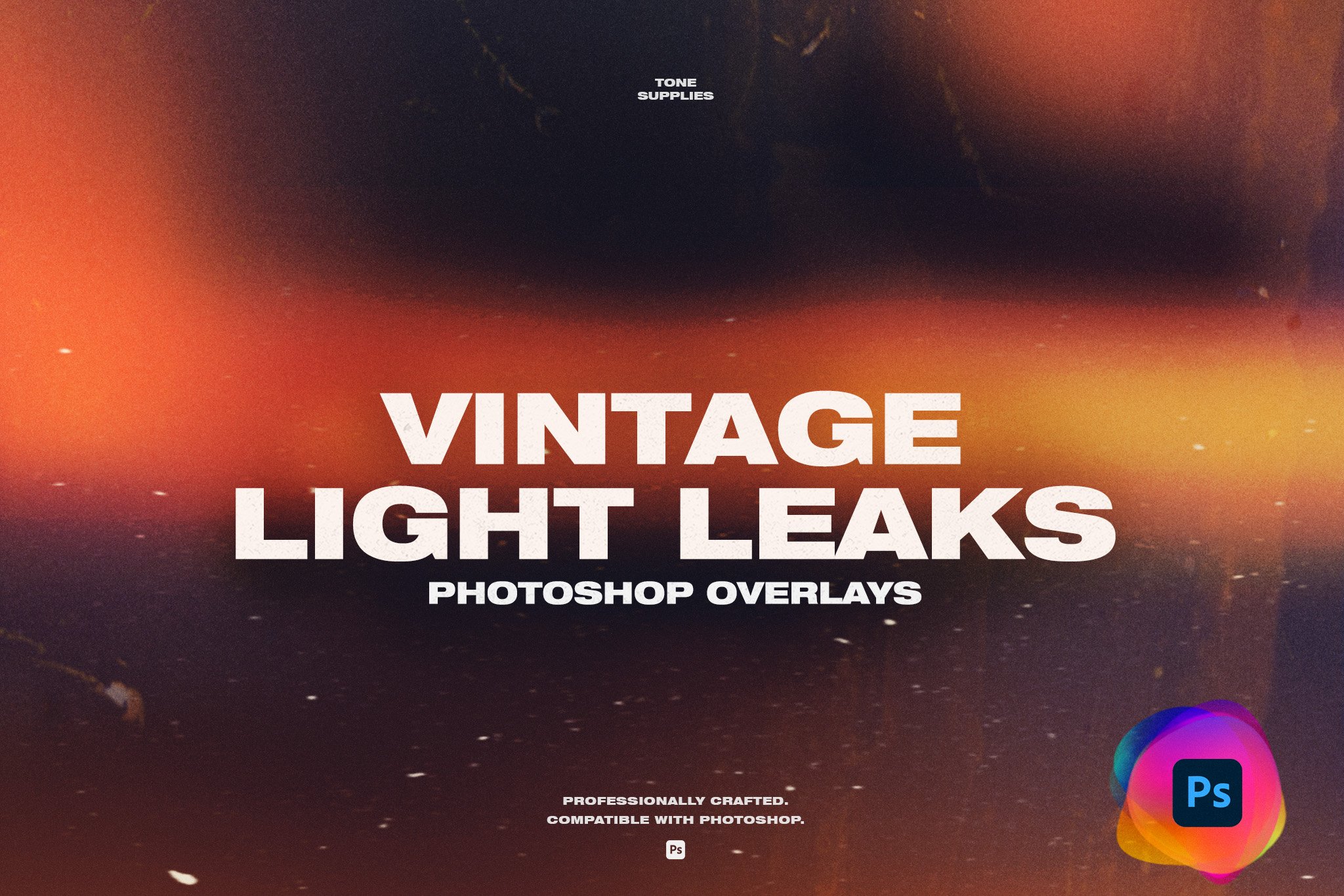 60 Retro Analog Light Leak Overlays 60个摄影后期复古模拟漏光效果 – DUNEFILM