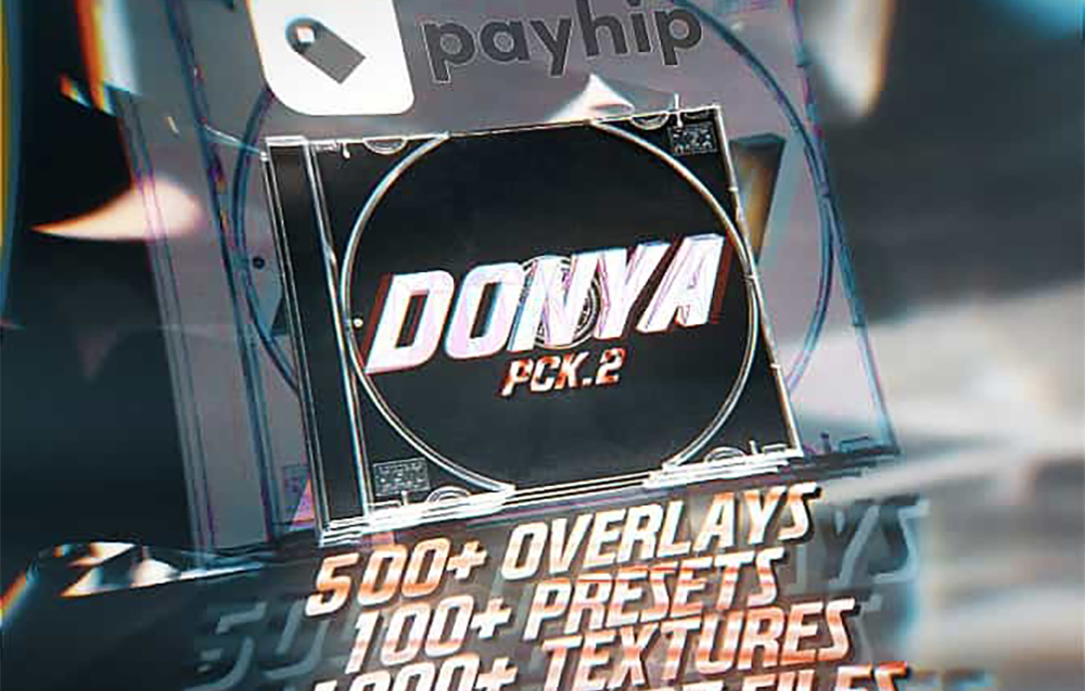 Payhip DONYA pck.2 20GB+视频编辑包 – 500多种叠加、100多种AE模板预设、1000多种纹理、20+多种LUT – DUNEFILM