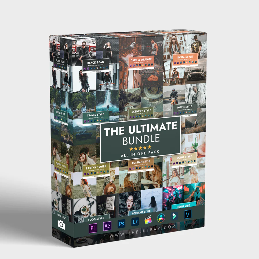 THE ULTIMATE BUNDLE 婚礼视频调色LUTs、Lightroom预设 终极套装捆绑包 免费下载！ – DUNEFILM