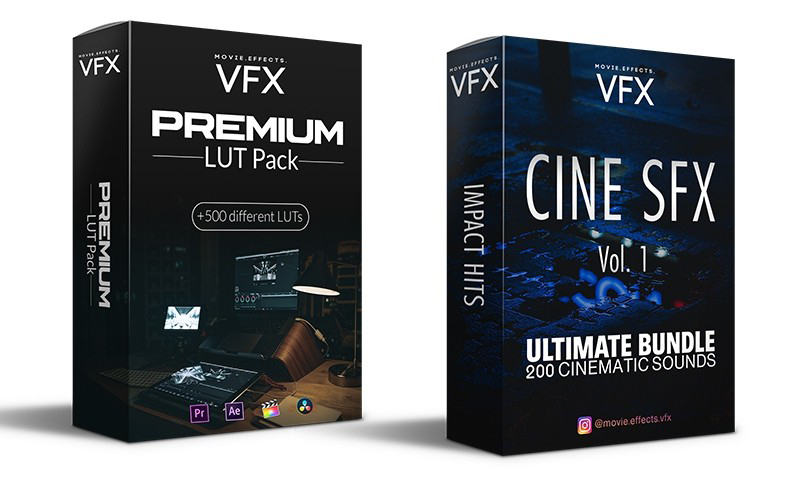 300种电影SFX音效包 和 500个调色LUT包 终极捆绑包 –  CINE SFX Vol. 1 Ultimate Bundle & Premium LUT – DUNEFILM