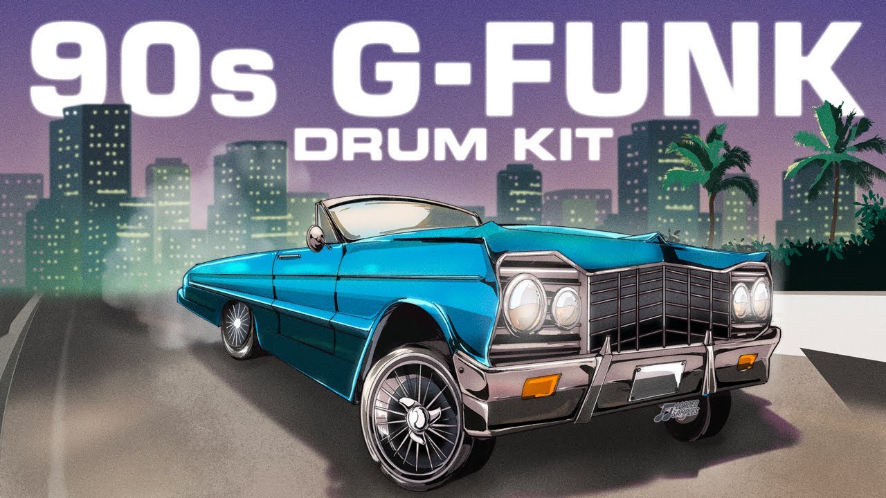 Loaded G-Funk Vol. 1 Sample Pack & Drum Kit 打击乐鼓循环 编曲包 贝司、吉他、键盘、FX、合成器 750个WAV音效 – DUNEFILM