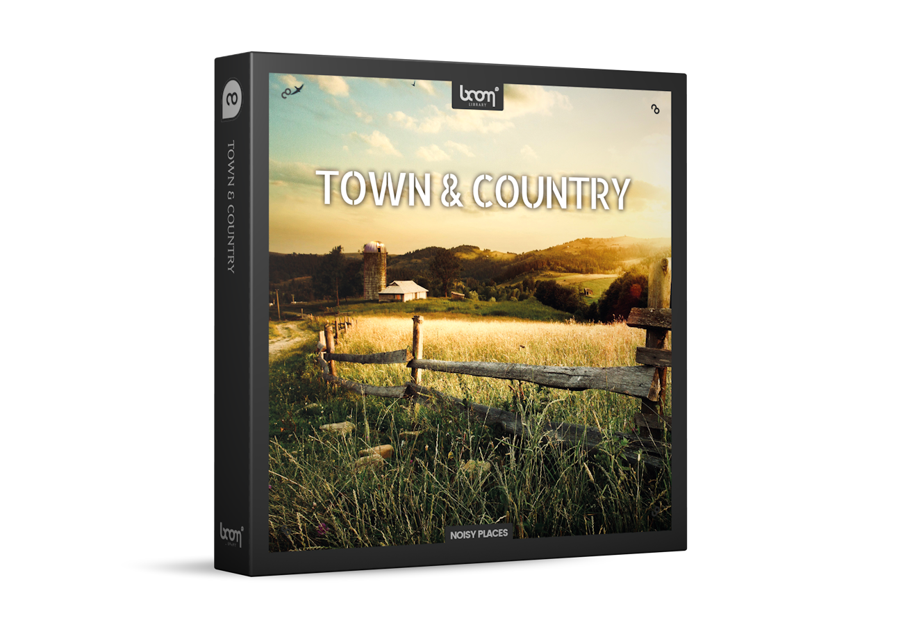 Boom Library – TOWN & COUNTRY 8GB城镇与乡村 城镇和乡村的早晨、白天和黑夜 自然界 纪录片 慢生活 短视频 高品质音效！ – DUNEFILM