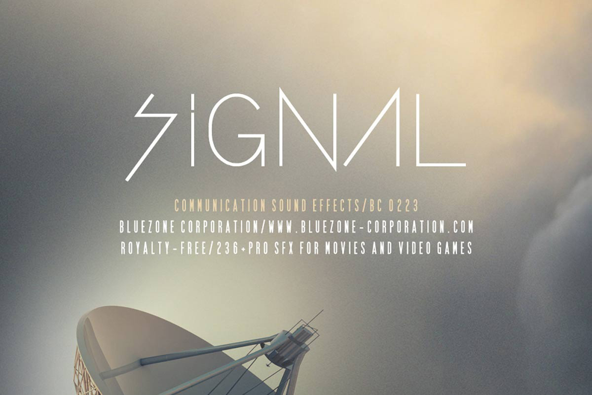 SIGNAL – COMMUNICATION SOUND EFFECTS 噪声背景声、脉冲电信号、无线电干扰、236个高质量通讯传输声音 WAV音频文件 – DUNEFILM