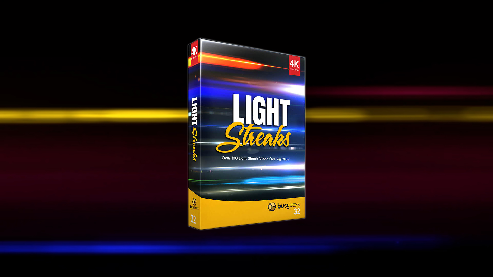 BusyBoxx – Light Streaks 4K 高品质 超慢动作光条纹视频叠加 – DUNEFILM