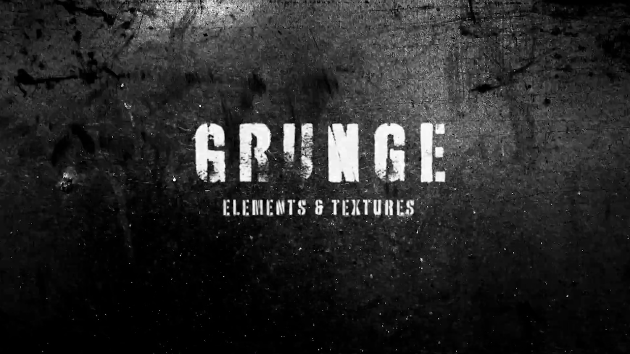 Motion Science – Grunge Pack 高级手工纹理和元素视觉效果  动画元素 视频过渡 视频叠加 – DUNEFILM