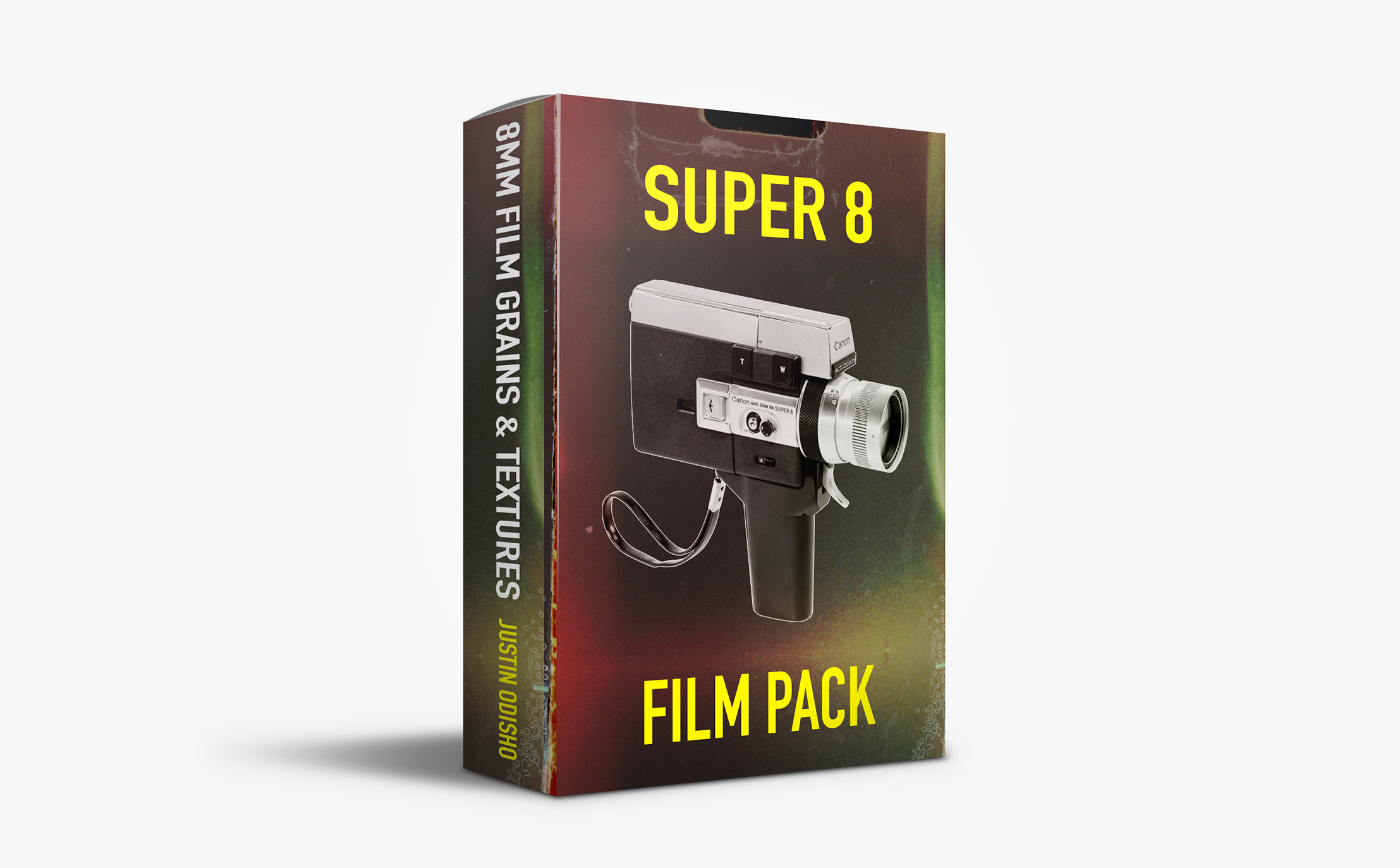 Justin Odisho Super 8 Film 4K老式佳能胶片相机拍摄复古胶片叠加包 – 20多种胶片颗粒纹理、独特烧伤和泄漏 – DUNEFILM