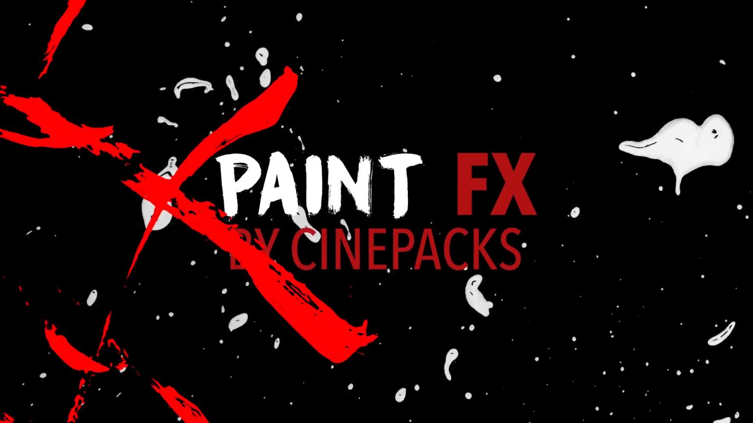 CinePacks – PAINT FX 30多种油漆特效动画视频过渡叠加 – DUNEFILM