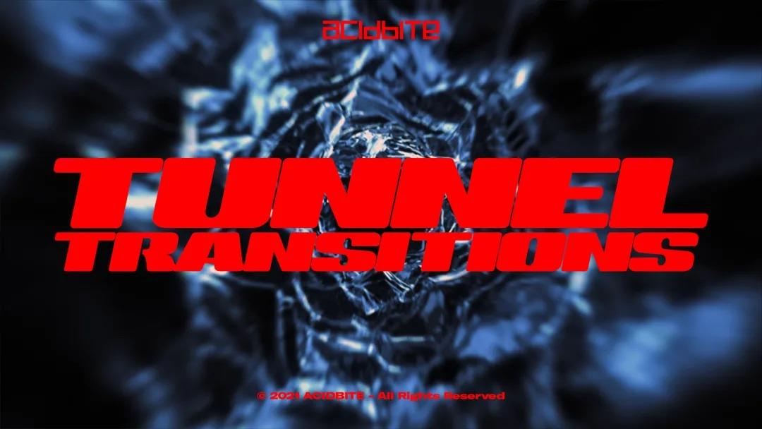 Acidbite 23个黑暗大气隧道转场过渡+高品质SFX TUNNEL TRANSITIONS （3949）沙丘影像中心