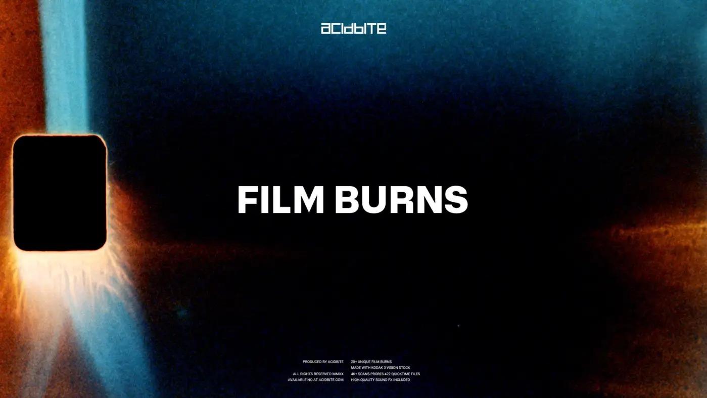 Acidbite 彩色柯达8mm胶片燃烧纹理过渡4K扫描视频素材 FILM BURNS（3052） – DUNEFILM