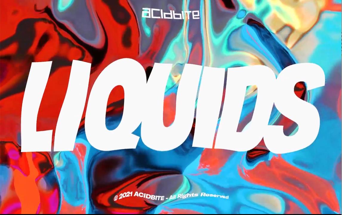 Acidbite 抽象艺术感酸性液体虫洞转场过渡视觉纹理 LIQUIDS（5923） – DUNEFILM